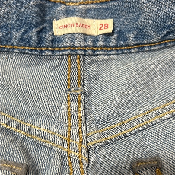 Levi's Women's Cinch Light Blue Straight Leg Jeans - Picture 2 of 3